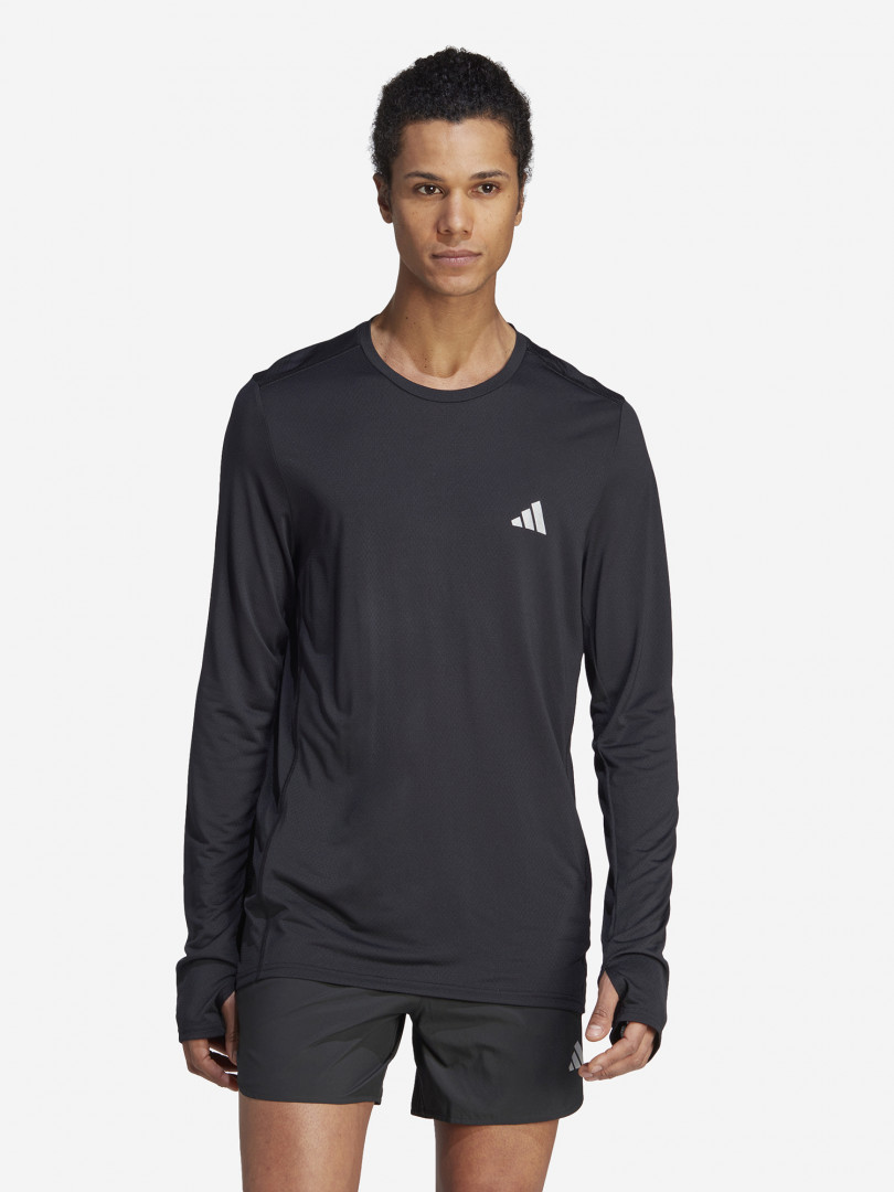 Свитшот мужской adidas Run 29506370299 Черный, размер 56, 58, фото 1