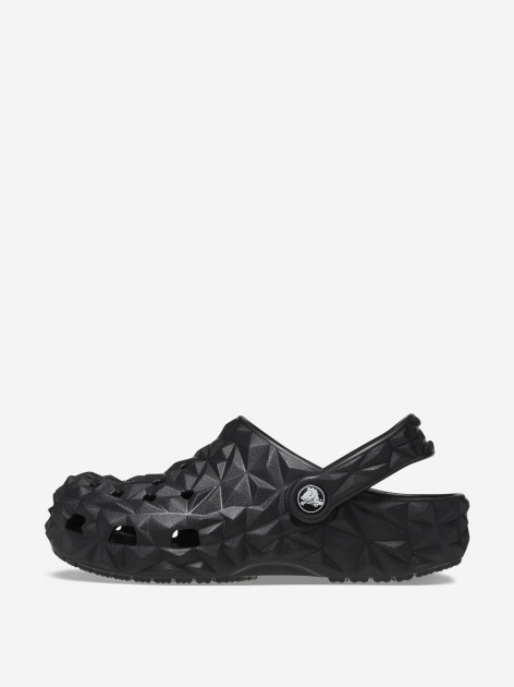 Сабо детские Crocs Classic Geometric Clog K арт. 209572 черный цвет ...