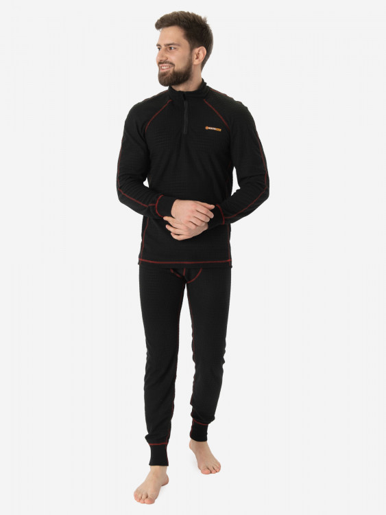Термобелье HUNTSMAN Thermoline ZIP мужское на молнии флисовое второго слоя для охоты и рыбалки