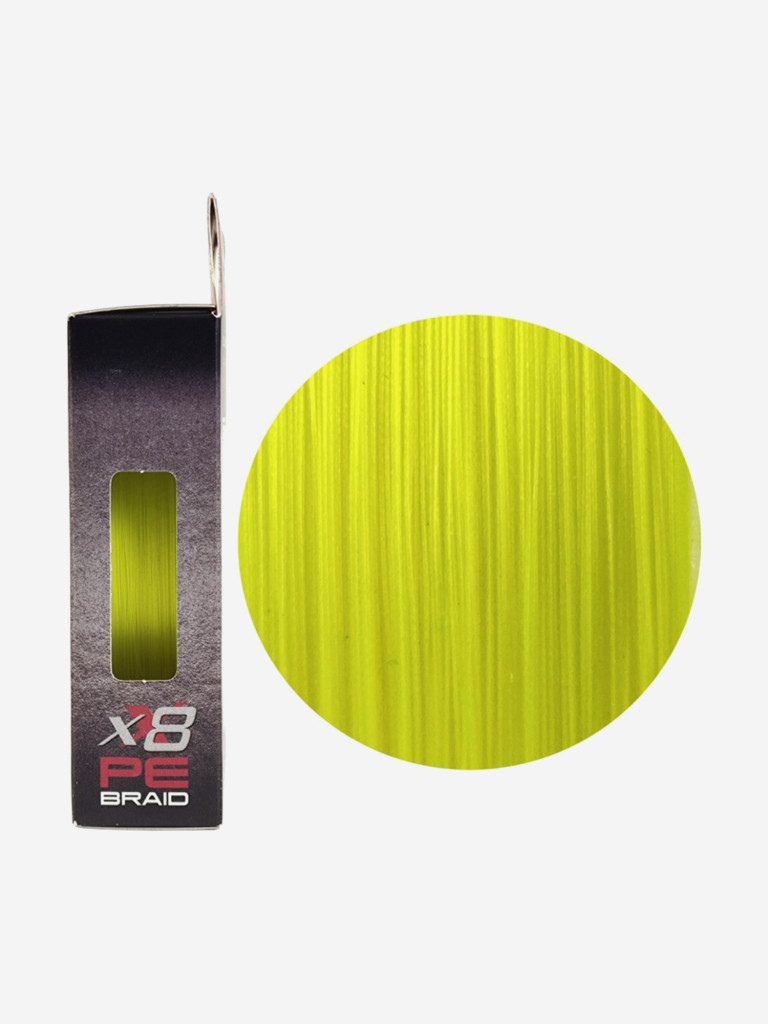 Шнур X8 150м Fluo Yellow 0,10мм 6,8кг/15lb