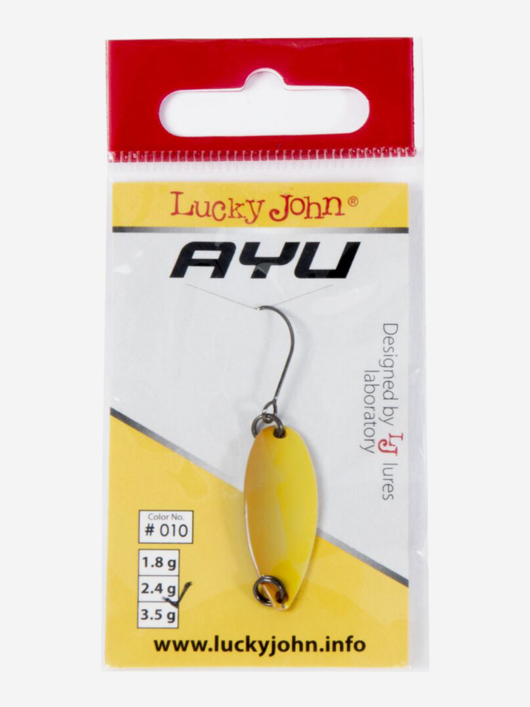 Блесна колеблющаяся Lucky John TR AYU, длина 29мм, вес 02.4г