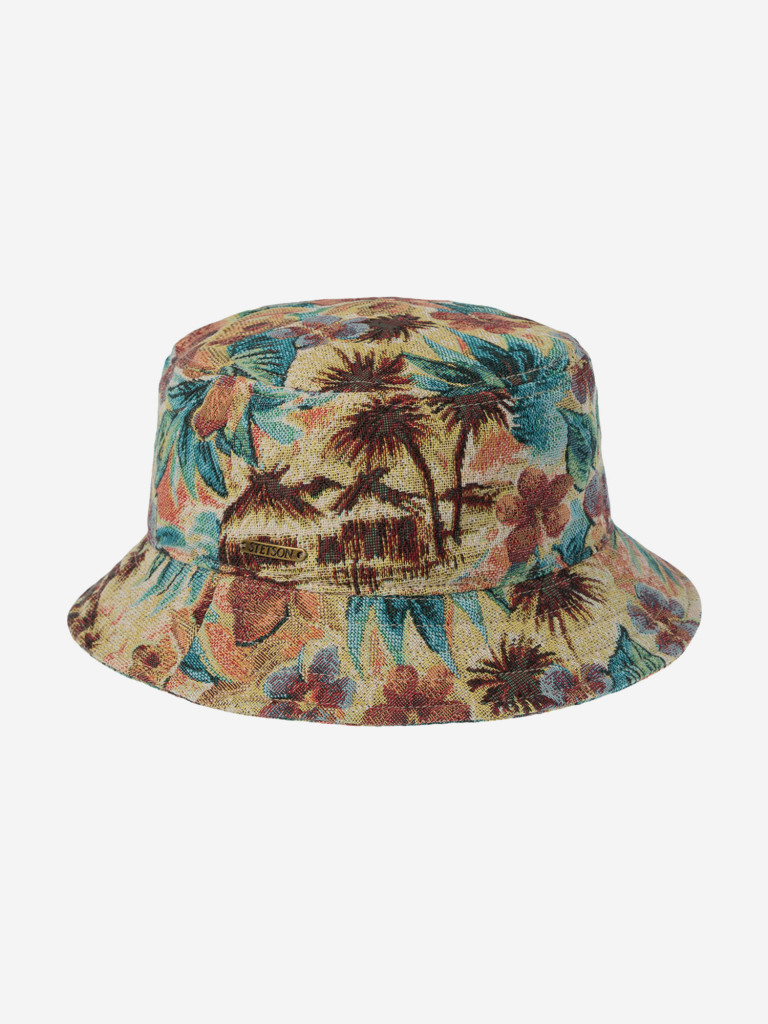 Панама STETSON 1811802 BUCKET JACQUARD (зеленый)