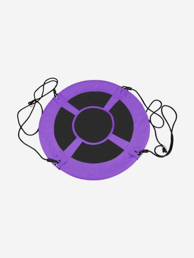 Качели-гнездо подвесные детские UNIX Line Purple 100 см, садовый детский гамак для улицы, максимальная нагрузка 150кг