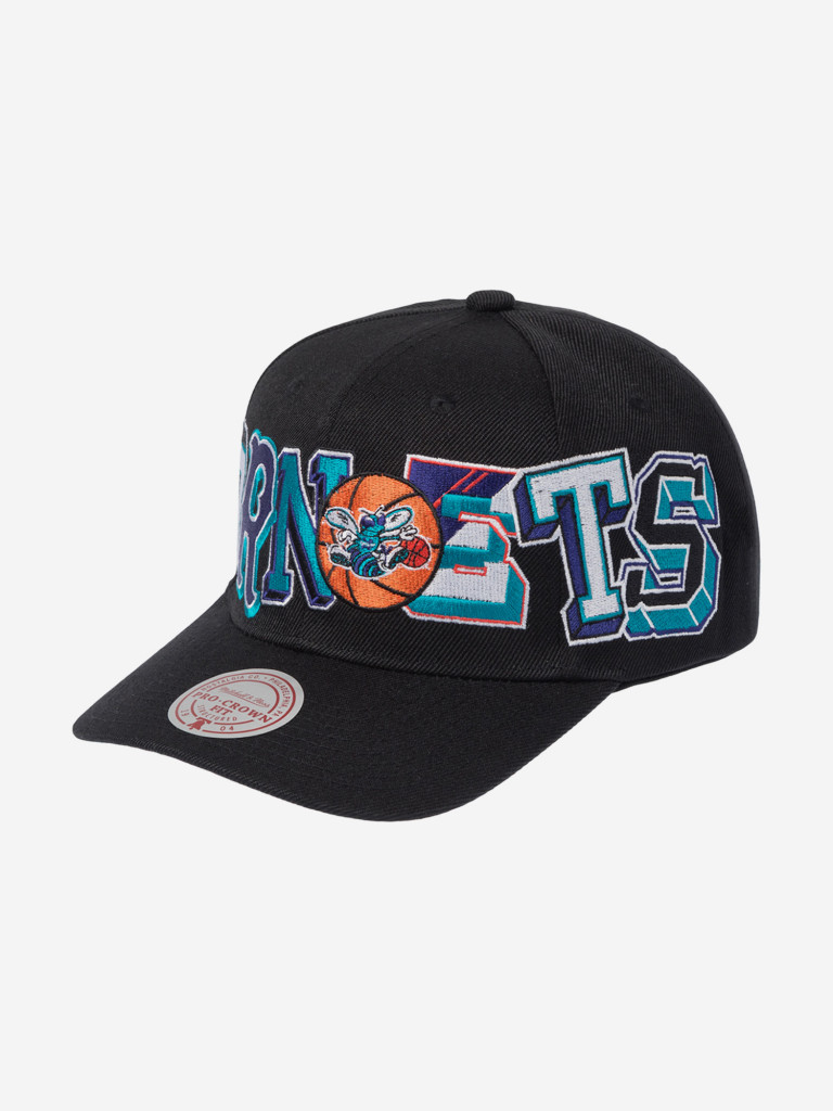 Бейсболка MITCHELL NESS HP10413-CHOBLCK Charlotte Hornets NBA (черный)