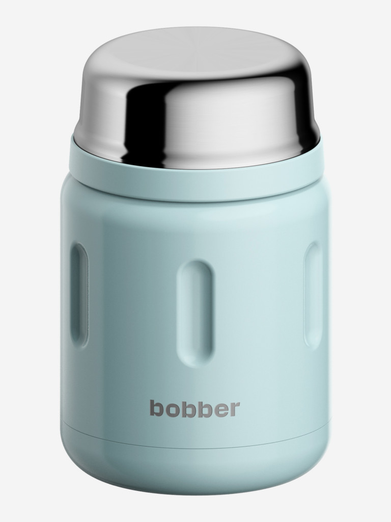 Термос вакуумный для еды BOBBER Jerrycan 700 мл, тепло до 14 часов, голубой