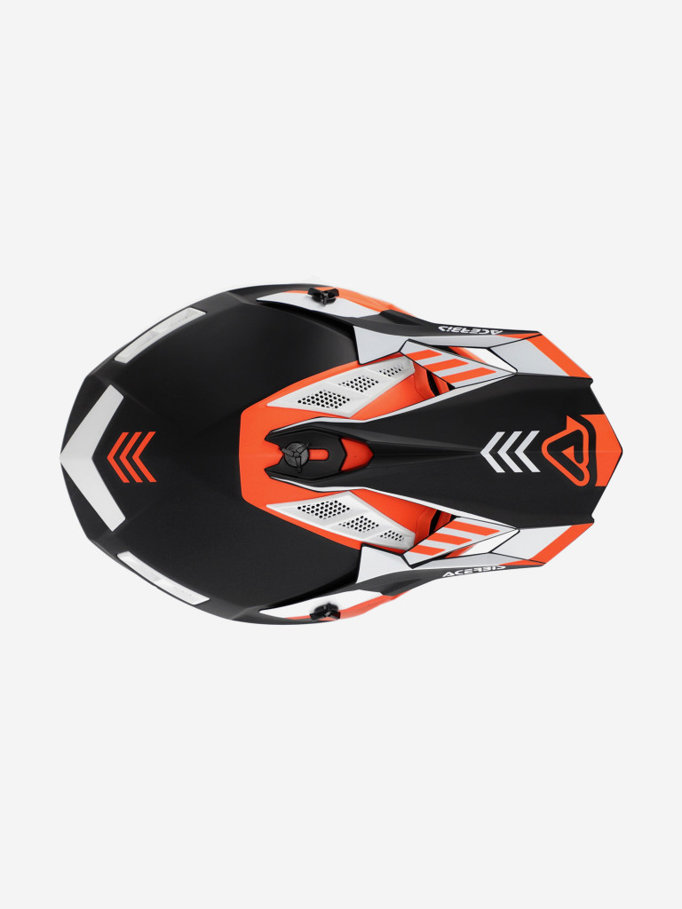 Мотошлем кроссовый взрослый Acerbis X-TRACK MIPS 22-06 Black/Orange Fluo