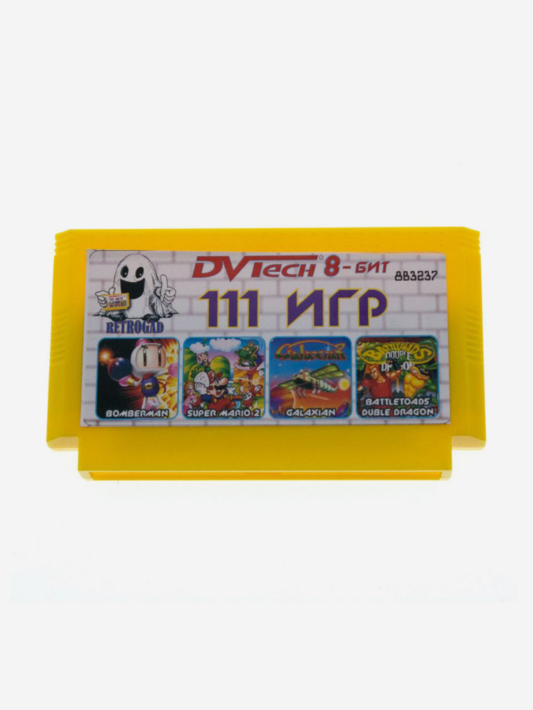 Картридж игровой DVTech 8 бит 111 игр