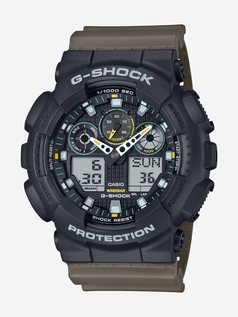 Спортивные часы CASIO G-SHOCK GA-100TU-1A3