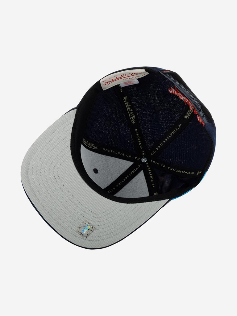 Бейсболка с прямым козырьком MITCHELL NESS 6HSSSH21142-NJNNAVYKMT New Jersey Nets NBA