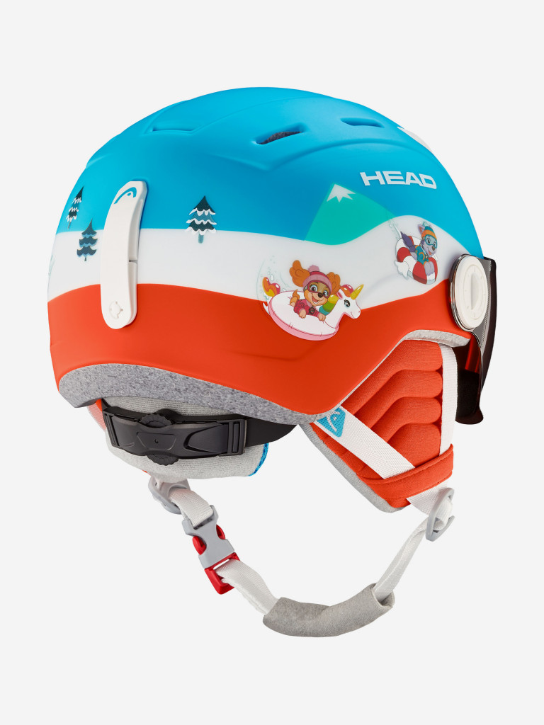 Шлем горнолыжный детский Head Mojo Visor PAW с визором S2 (VLT 20%)