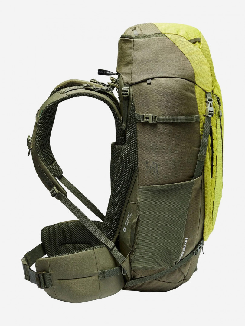 фото Рюкзак vaude asymmetric, 42+8 л, зеленый