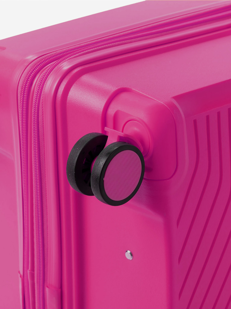 Чемодан на колесах L фуксия Feelway