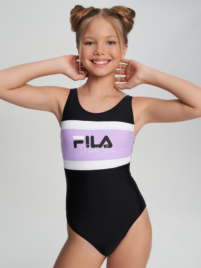 Купальник слитный для девочек FILA