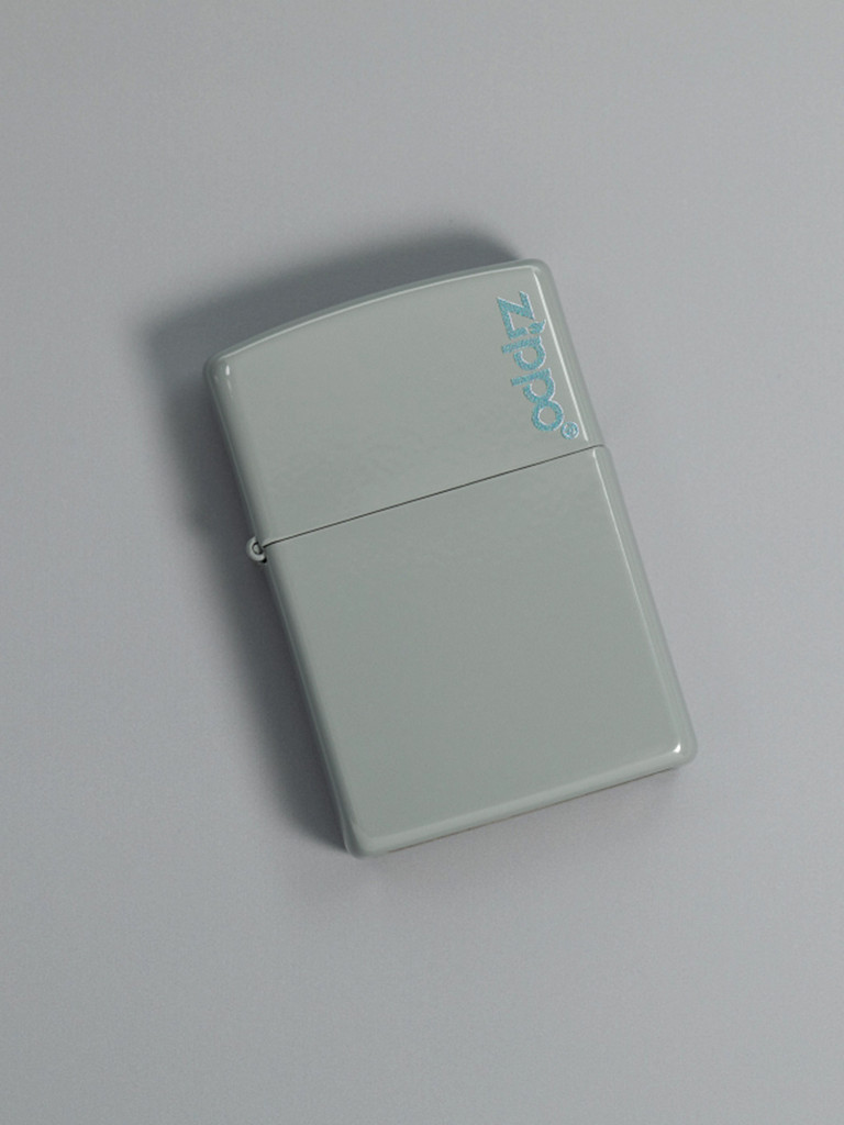 Зажигалка бензиновая ZIPPO 49452ZL Classic Logo Flat Grey