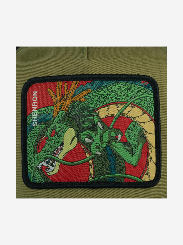 Бейсболка с сеточкой CAPSLAB CL/DBZ3/1/RON1 Dragon Ball Shenron (оливковый)