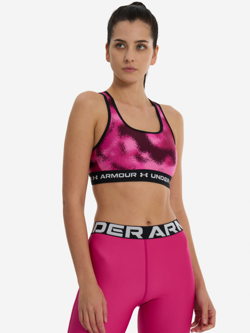 фото Спортивный топ бра under armour, розовый