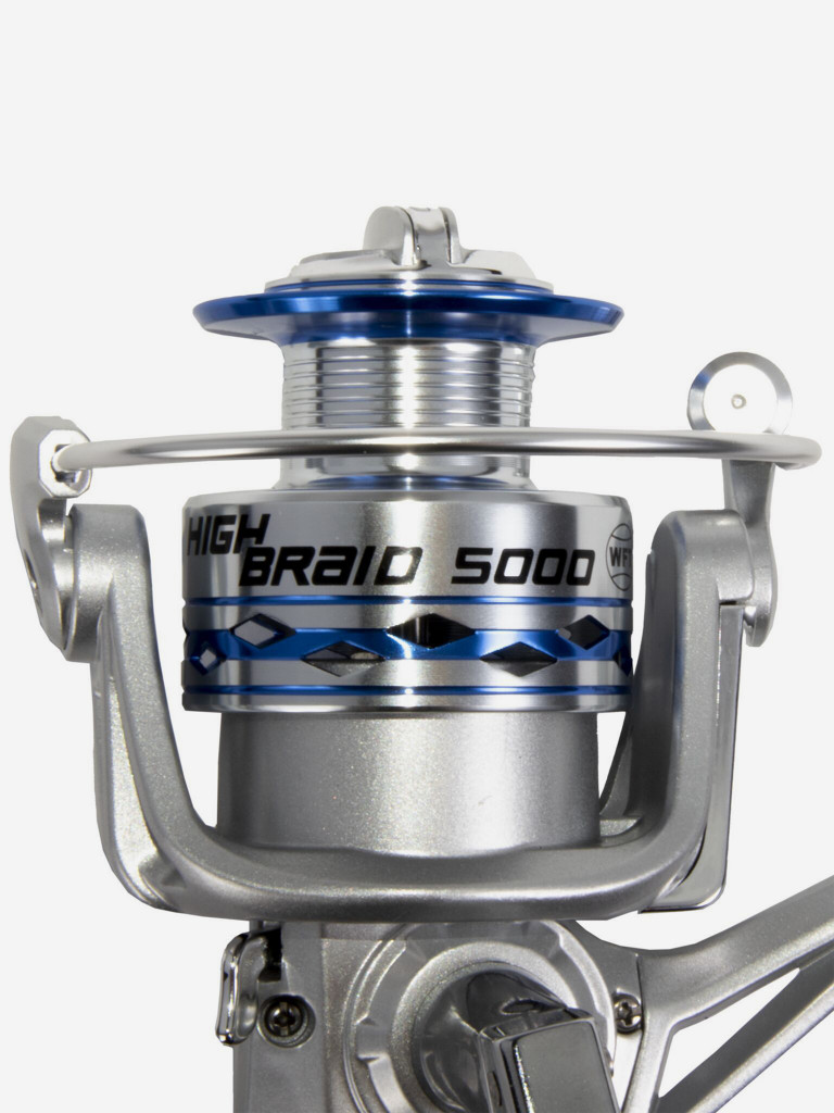 Катушка для рыбалки безынерционная WFT HIGH BRAID 6 5000FD для поплавочной удочки карповая для фидера с байтранером,5ш.п.+1р.п.,для дальнего заброса, ловли на течении,для новичков