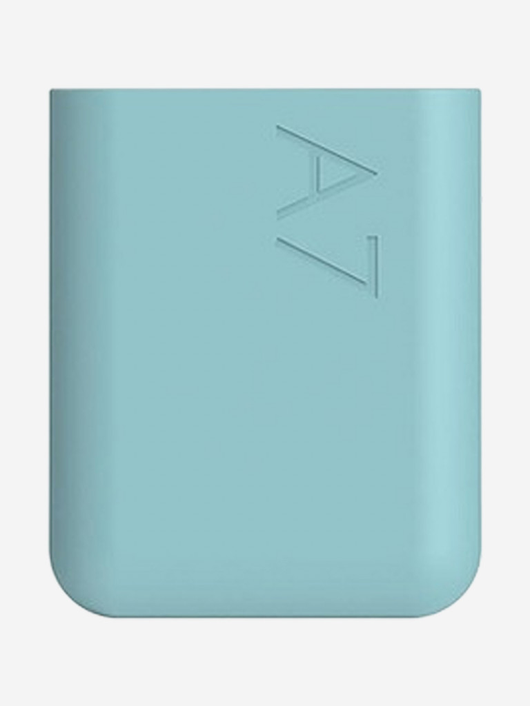 Бутылка с силиконовым чехлом Memobottle A7, голубой