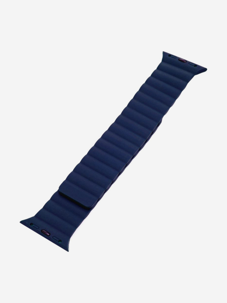 Ремешок для часов Apple Watch Ultra/49/45/44/SE/42 mm Mutural Оригинал, ультралегкий силиконовый на магните — midnight