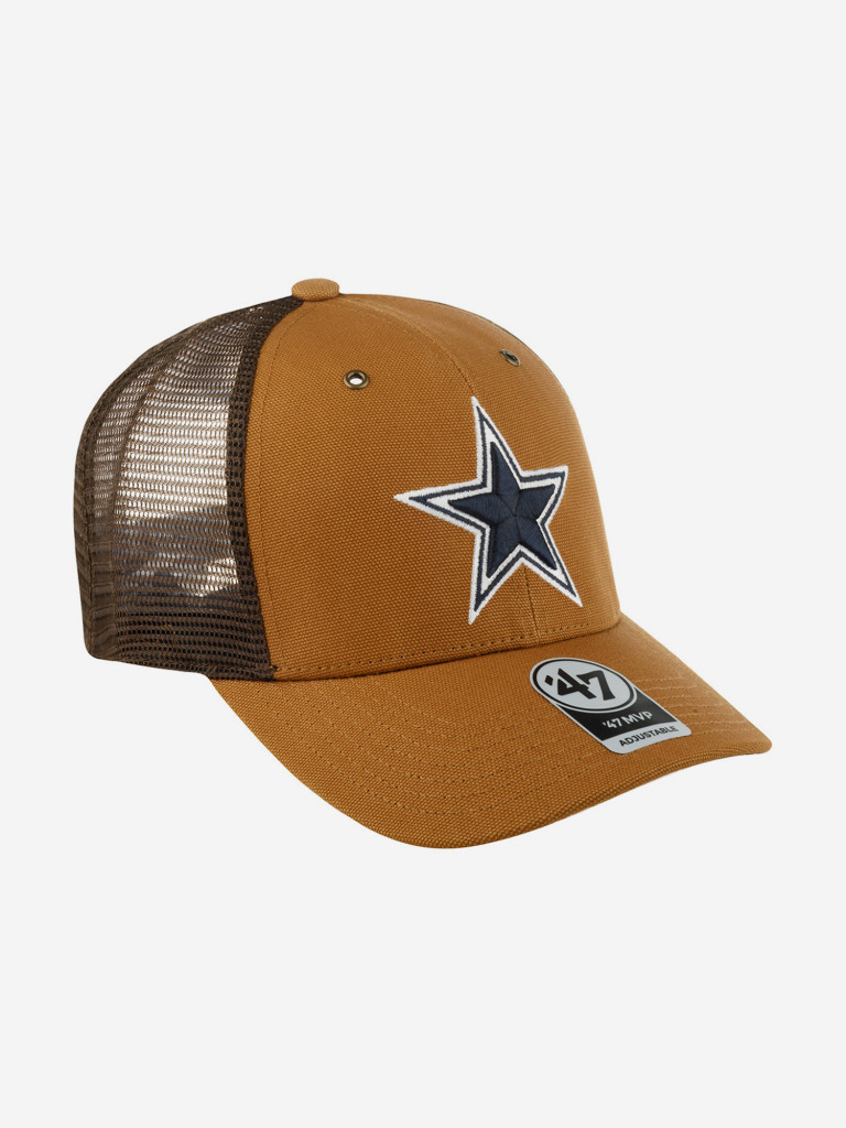 Бейсболка с сеточкой 47 BRAND Carhartt collab Dallas Cowboys NFL (коричневый)