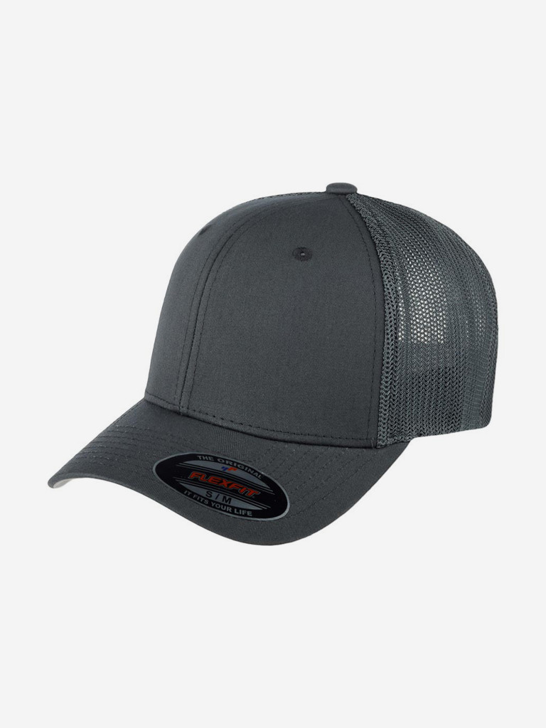 Бейсболка с сеточкой FLEXFIT 6511 (серый)