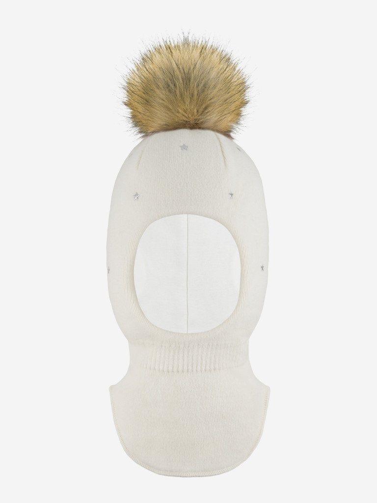 Шапка-шлем для девочки GUSTI GW25AC1230G-MILK