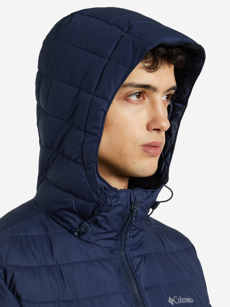Пуховик мужской Columbia Powder Lite Hooded Jacket арт. 1693931 синий ...