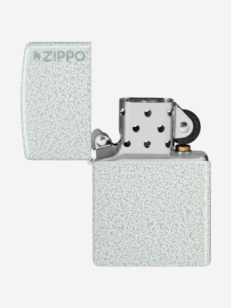 Зажигалка бензиновая ZIPPO 46020ZL Classic Logo Glacier