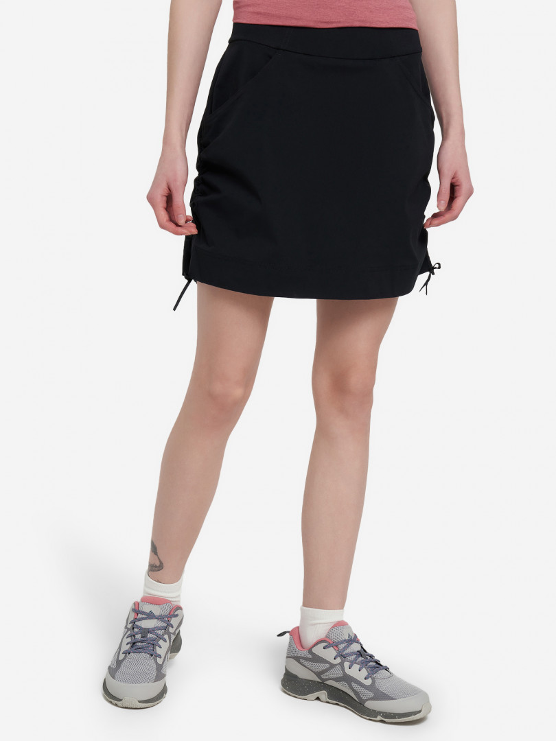 фото Юбка-шорты женская columbia anytime casual skort, черный