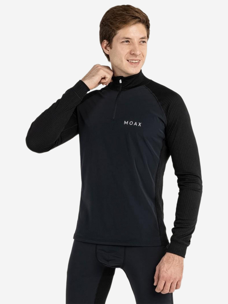 Термофутболка Moax Race Wind LS с воротником