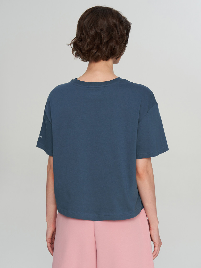 Футболка женская Columbia Rolling Bend Graphic Relaxed Crop SS