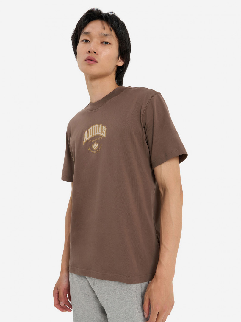 

Футболка мужская adidas VRCT, Коричневый