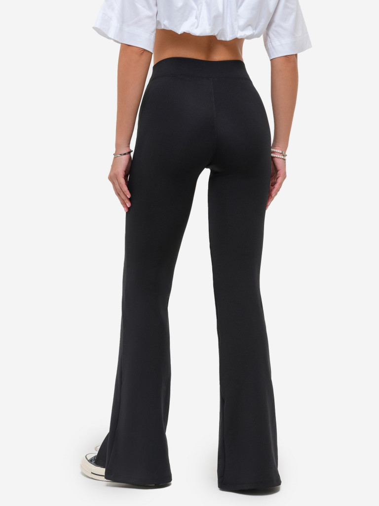 Спортивные брюки-клеш с разрезами и высокой талией EAZYWAY