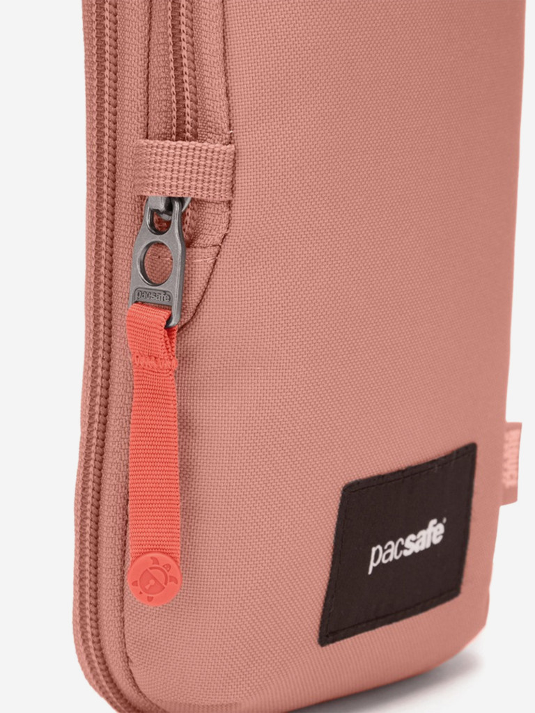 Сумка антивор Pacsafe GO Tech Crossbody, розовый, 0,2 л.