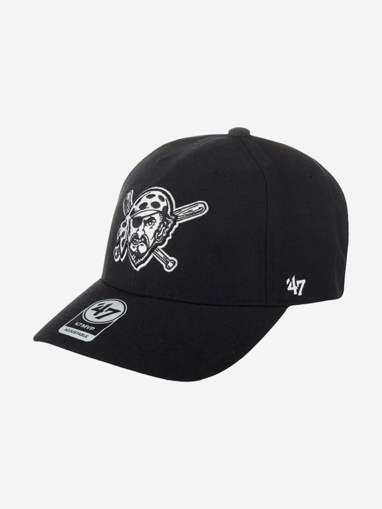 Бейсболка 47 BRAND B-MVPSP20WBP-BKD Pittsburgh Pirates MLB (черный)