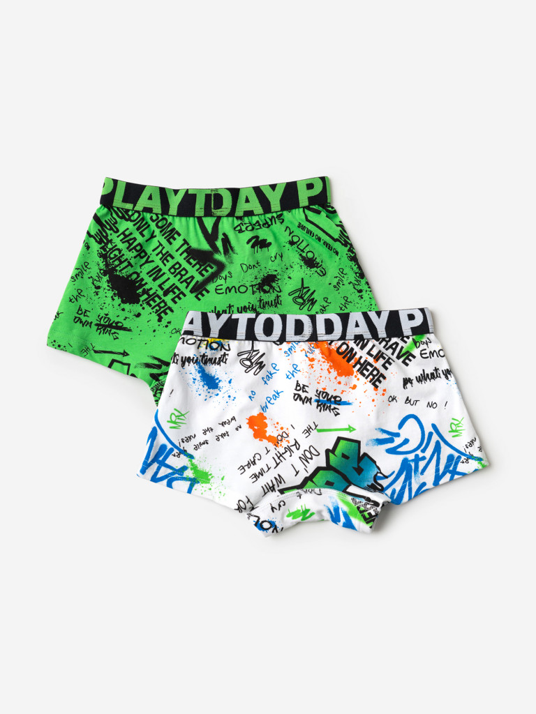 Трусы для мальчиков - боксеры, 2 шт PlayToday