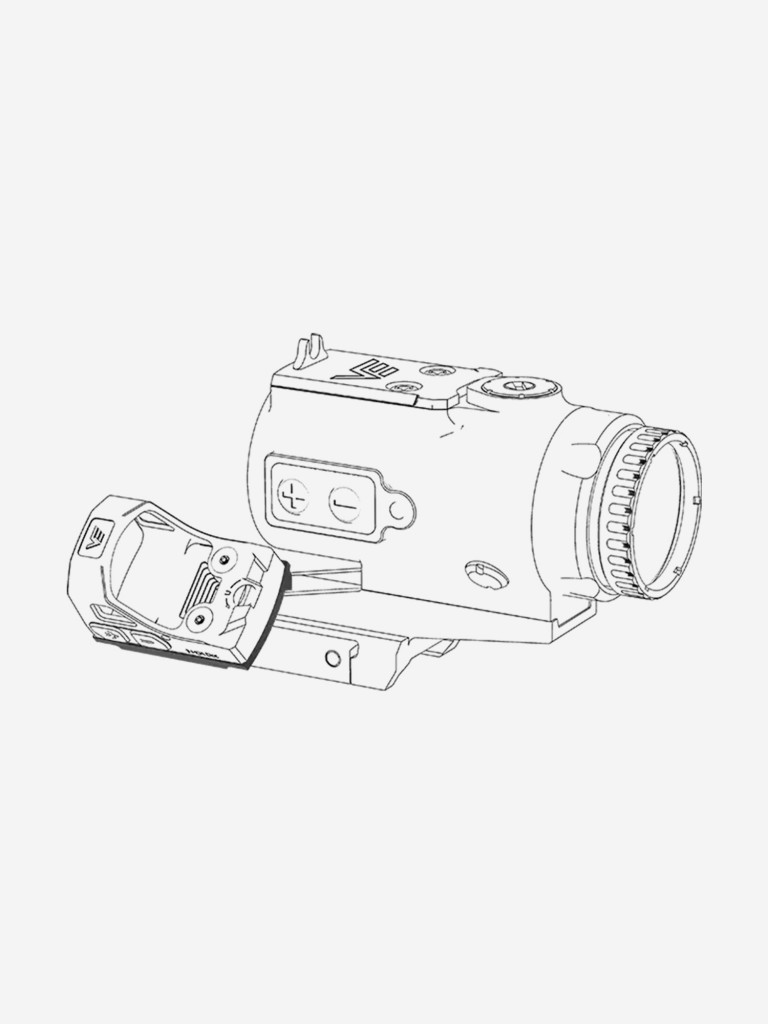 Кронштейн для прицела угловой Vector Optics Mount MAG для SCPSM-01