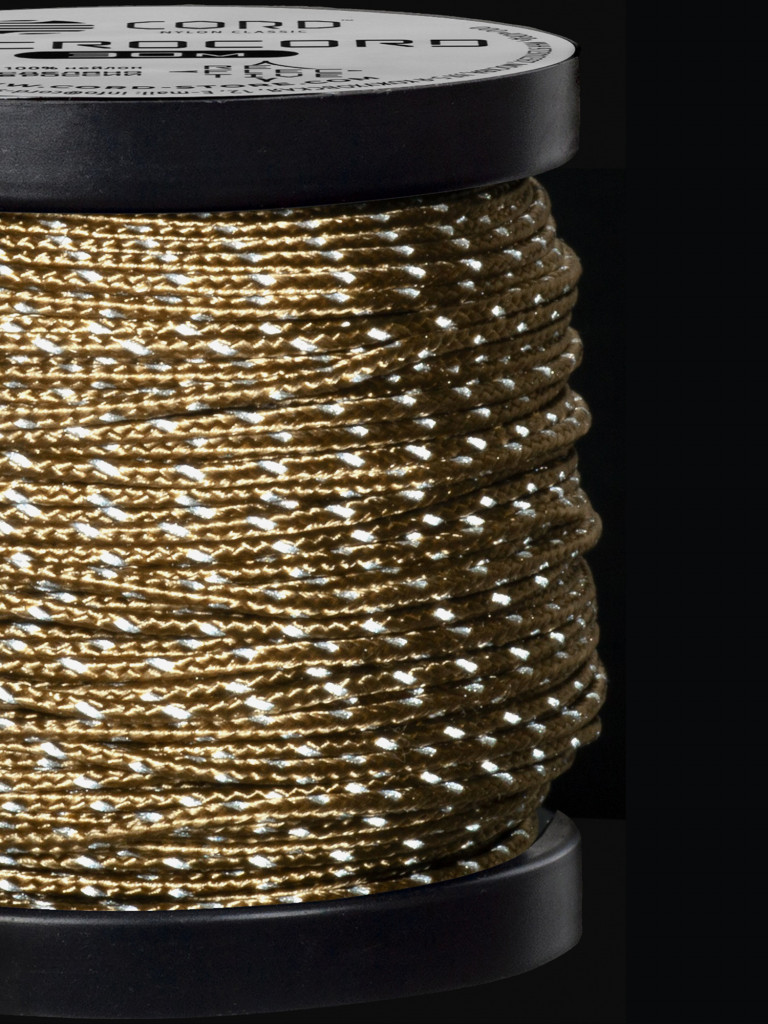Микрокорд CORD катушка 10м светоотражающий (tan)