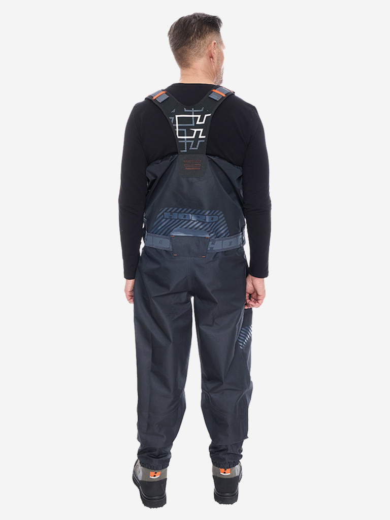 Мембранные вейдерсы Hord "The 9", водонепроницаемые, мужские, цвет черный