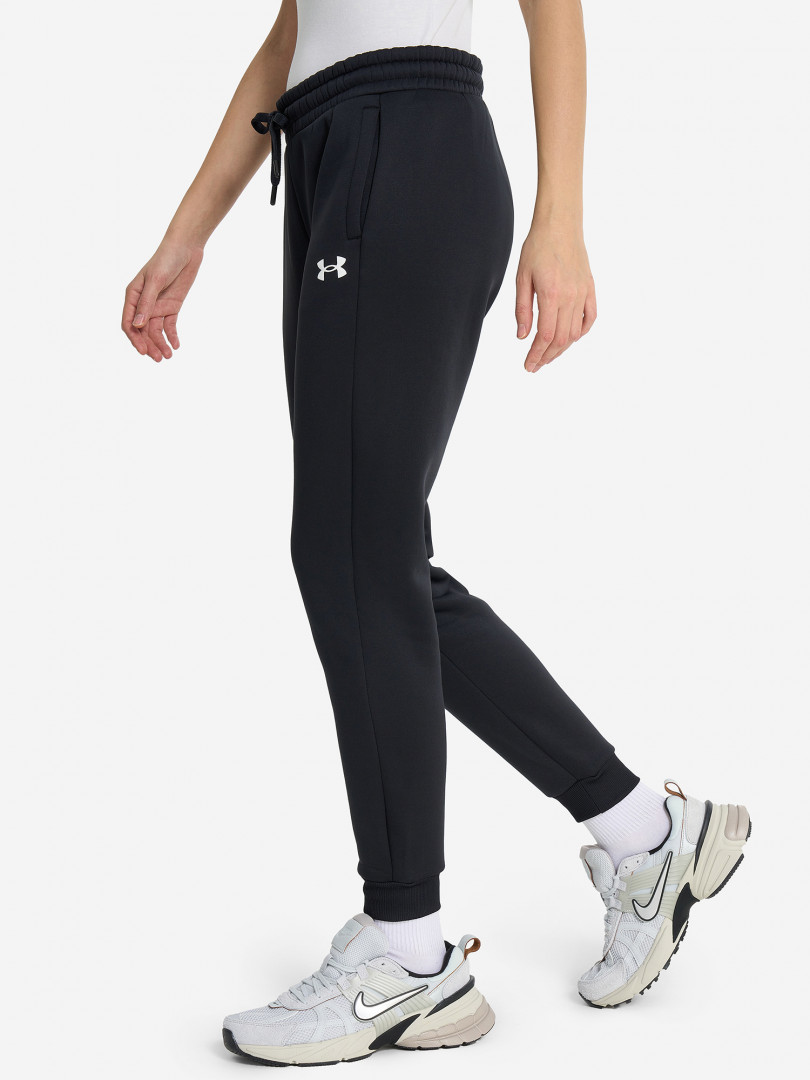 фото Брюки женские under armour ua armour fleece, черный