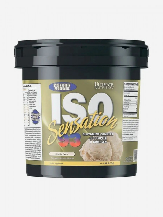 Протеин Ultimate Nutrition ISO Sensation, 2270 г, Ваниль