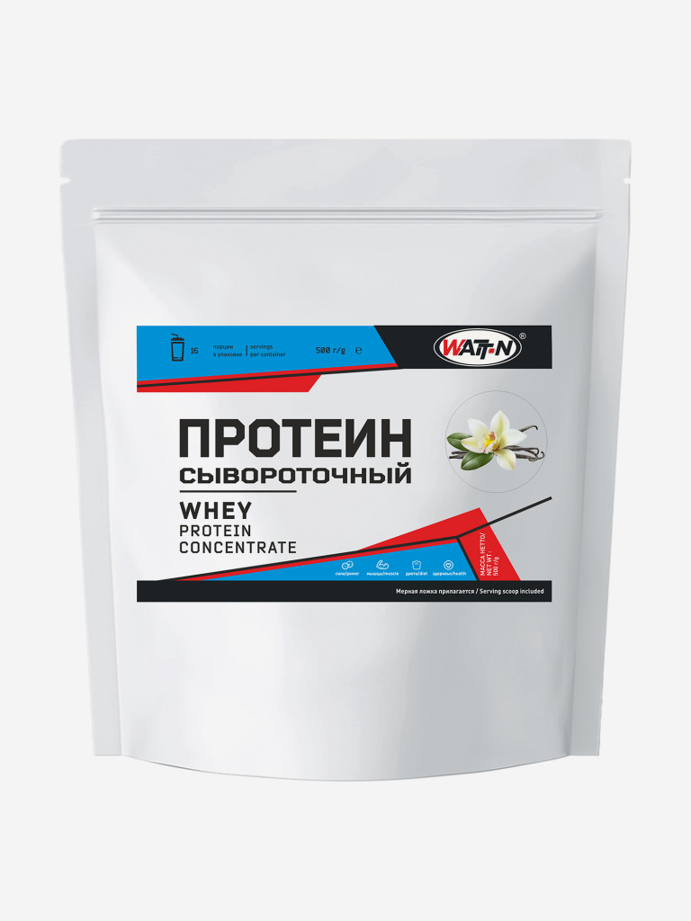 Протеин сывороточный Whey Protein Concentrate 80%, Ваниль 500 гр