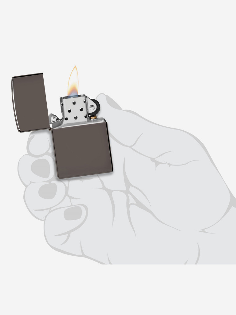 Зажигалка бензиновая ZIPPO 150 Classic Black Ice