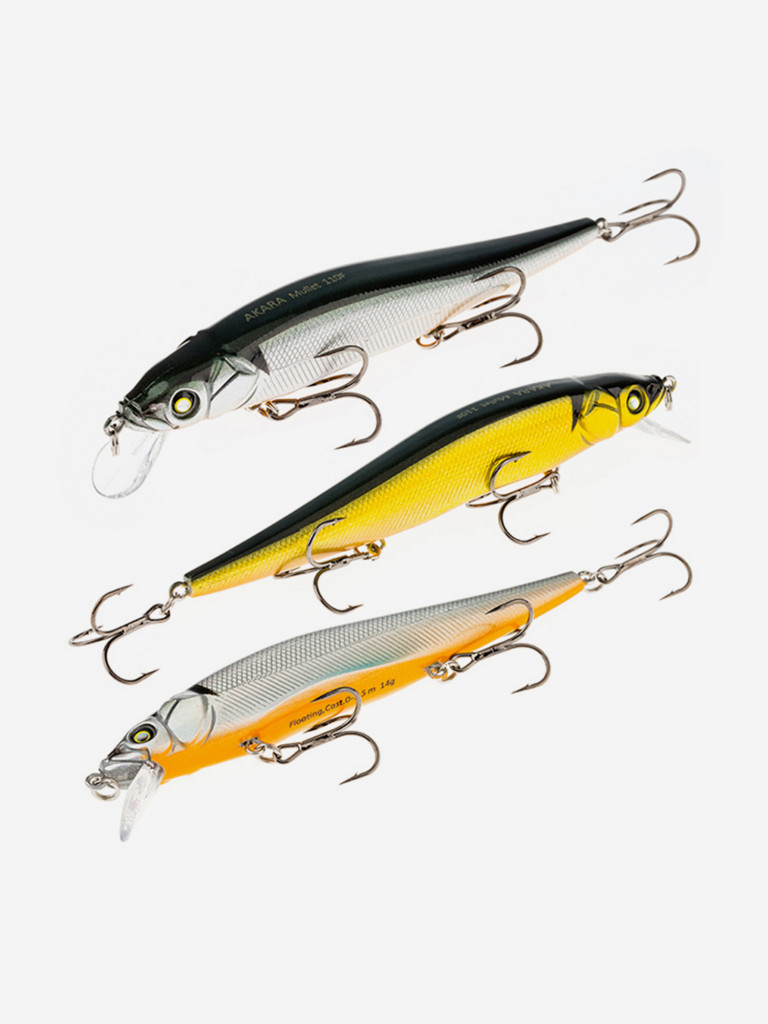 Воблер Akara Mullet 110F 14 гр. (1/2 oz 4,3 in) A23/59