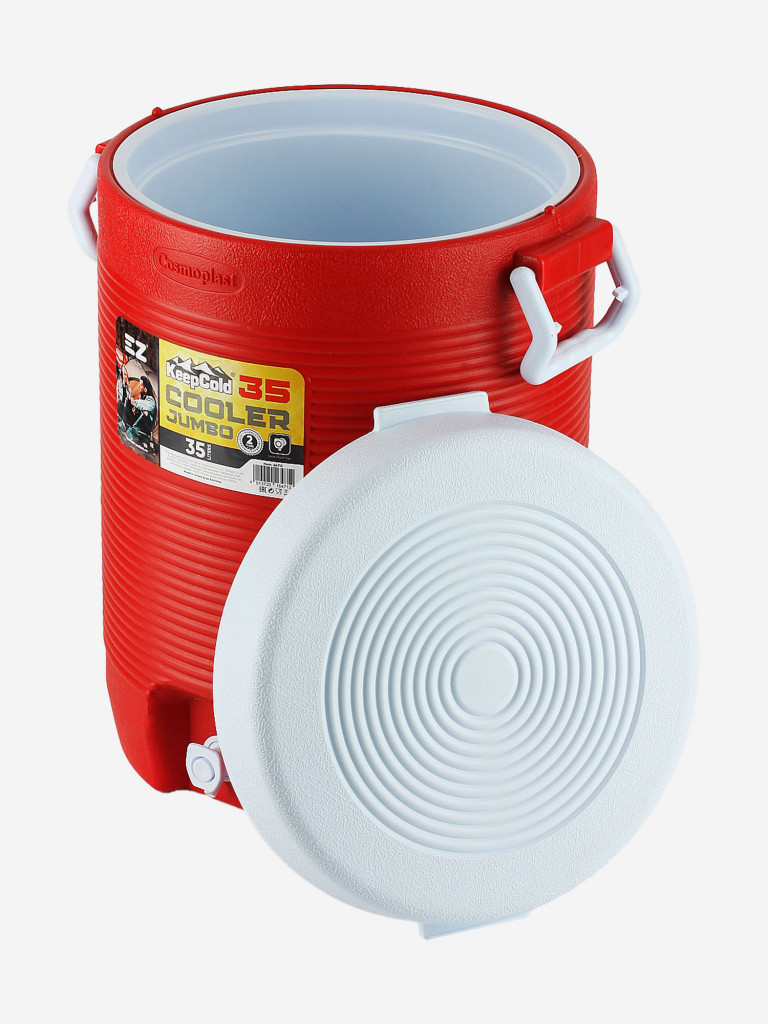 Термоконтейнер EZ COOLERS Keep cold cooler jumbo, 35 л, красный