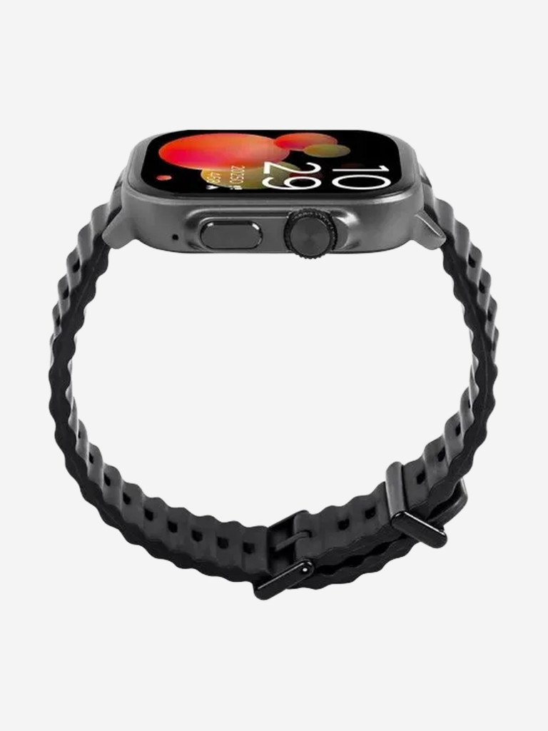 Умные часы с TFT-экраном TTEC Tempus 51mm TFT Screen Rectangular Metal Casing Smart Watch. Цвет: черный