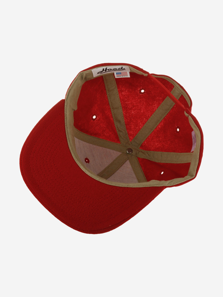 Бейсболка с прямым козырьком HOOD 100-MWL005-CA087-CM San Francisco (красный)