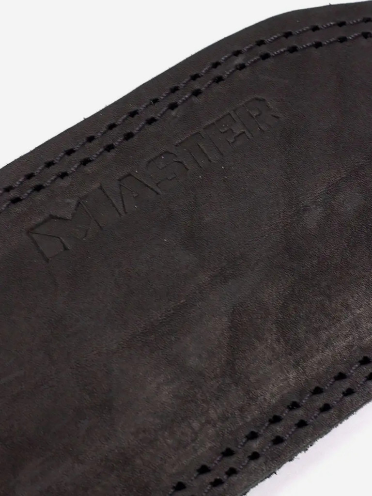 Пояс атлетический спортивный кожаный жесткий спинка 10 см