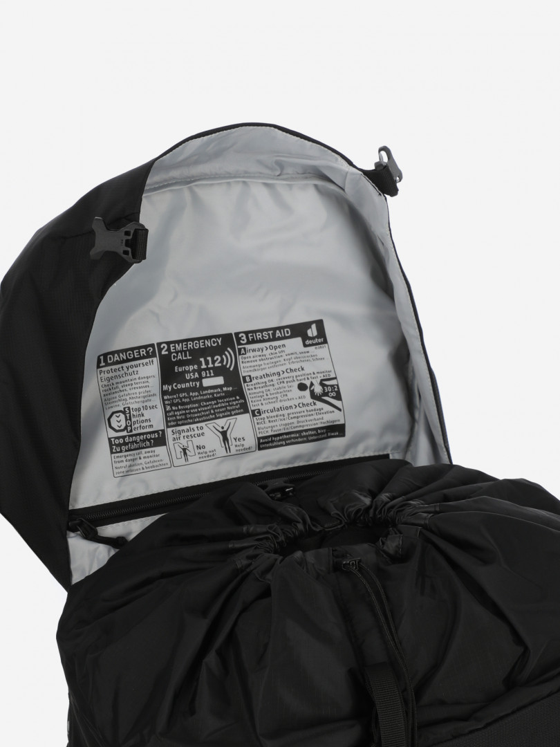 фото Рюкзак deuter futura air trek 60 л, черный