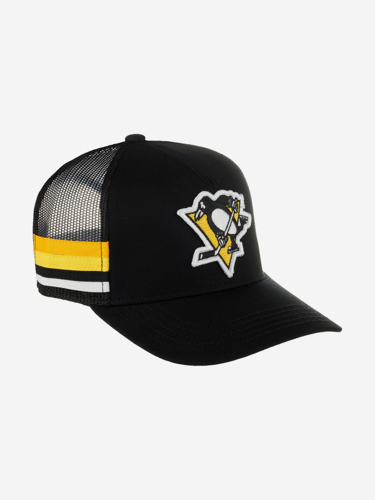 Бейсболка с сеточкой AMERICAN NEEDLE 23018A-PPN Pittsburgh Penguins Hotfoot NHL (черный)